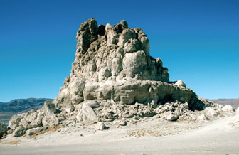 Tufa mound at the Needles Rocks site
